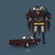 Image for article titled These Transforming Famous Cars Are Such A Great Idea